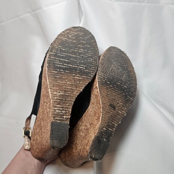 CL By Laundry Womens Shoes Heels Wedges Size 6 - Picture 7 of 8